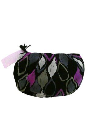 STEPHANIE JOHNSON printed chiffon zip pouch NWT